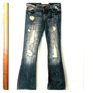 Hollister Distressed Flare Jeans